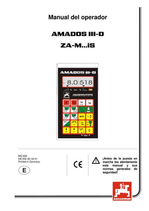 Manual del operador  Amados III D