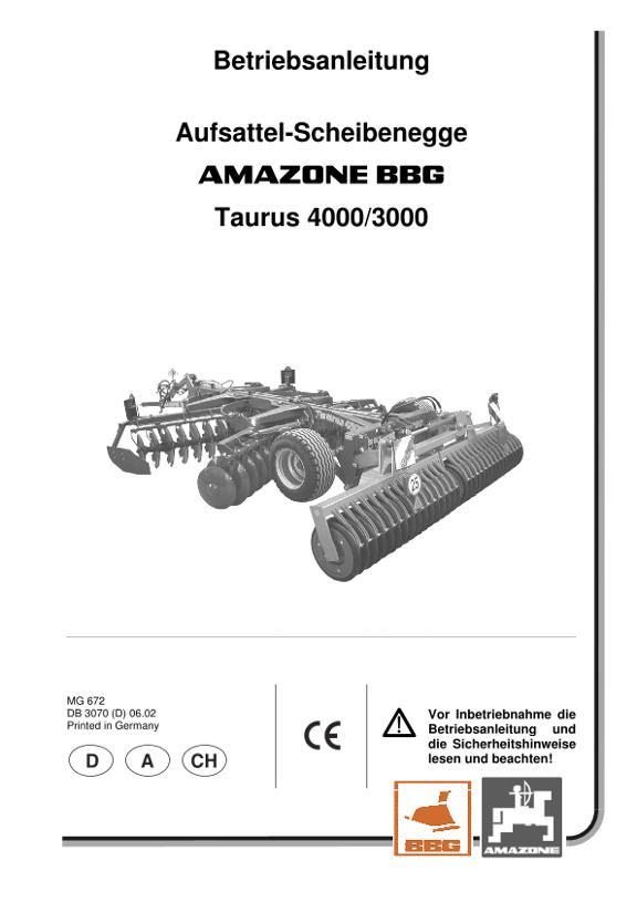 Betriebsanleitung Taurus 3000/4000