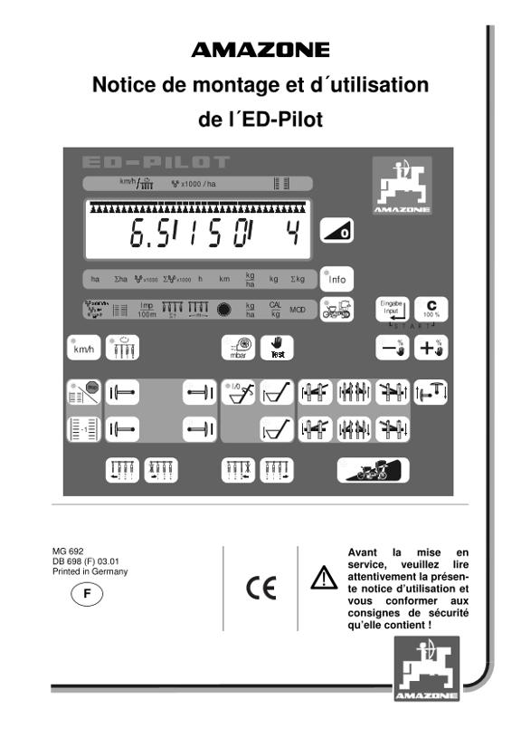 Notice d'utilisation ED-Pilot