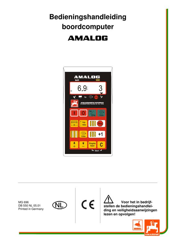 Bedieningshandleiding AmaLog