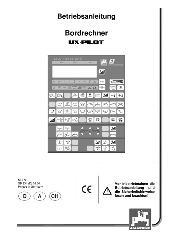 Betriebsanleitung Bordrechner UX-Pilot