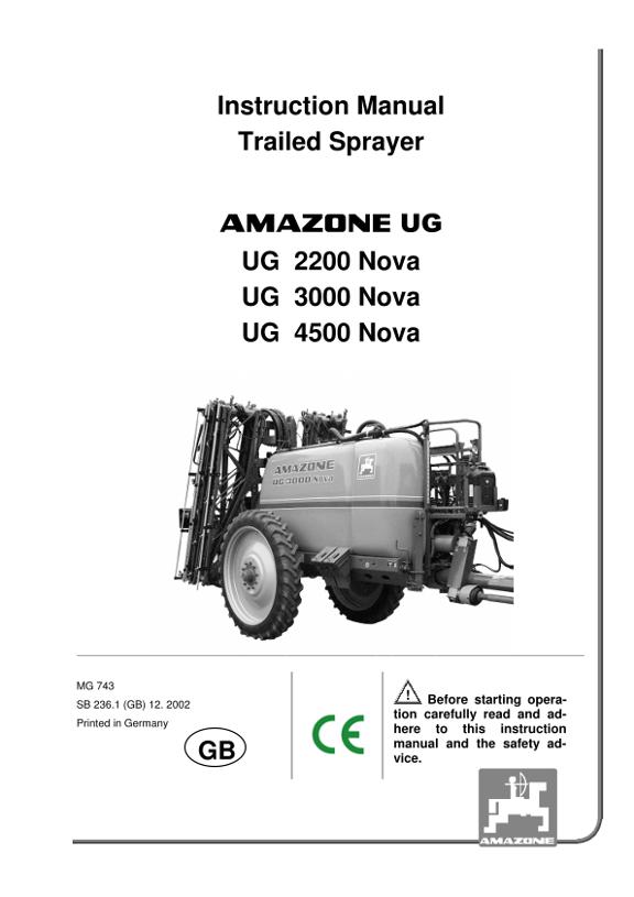 Operation manual UG Nova