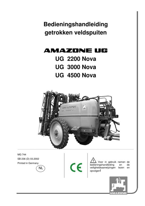 Bedieningshandleiding UG Nova