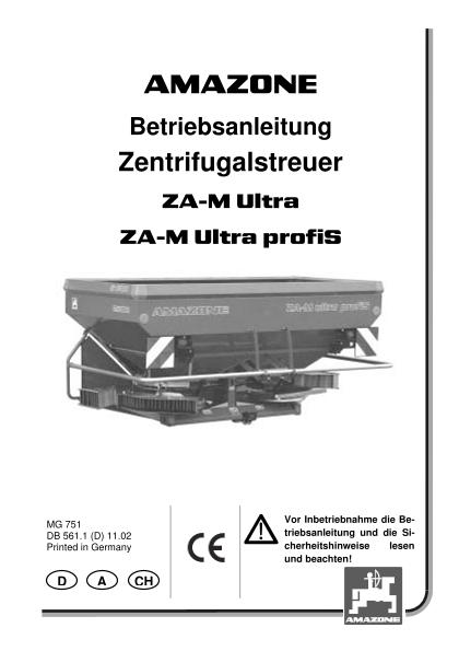 Betriebsanleitung ZA-M ultra profiS