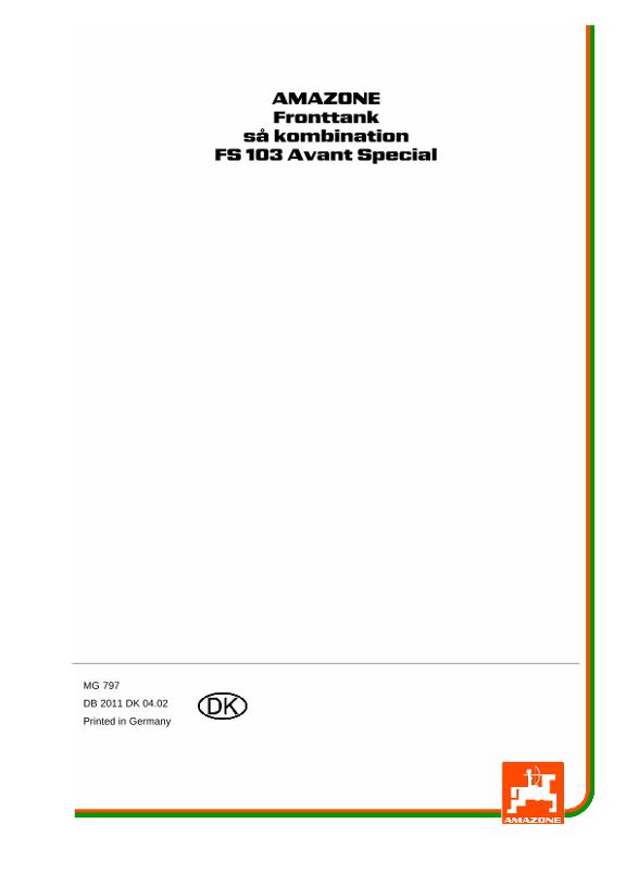Anlage FS 103 Avant Special