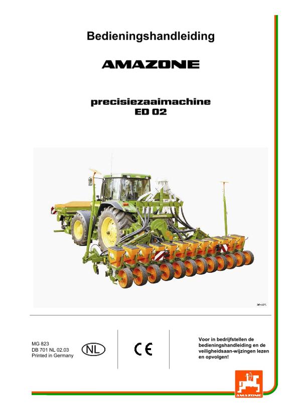 Bedieningshandleiding ED02