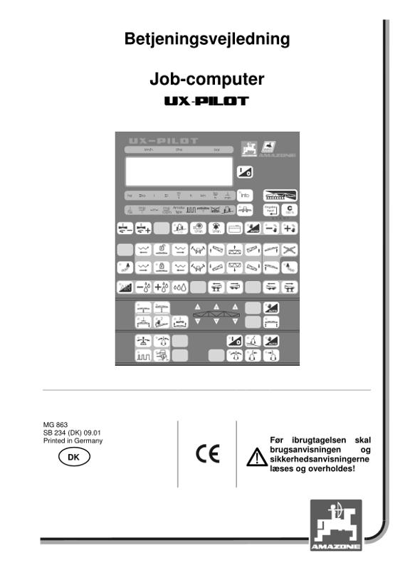 Brugsanvisning Bordrechner UX-Pilot