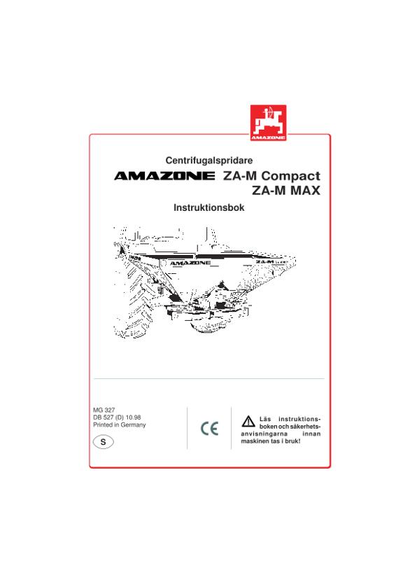 Instruktionsbok ZA-M Compact, Max