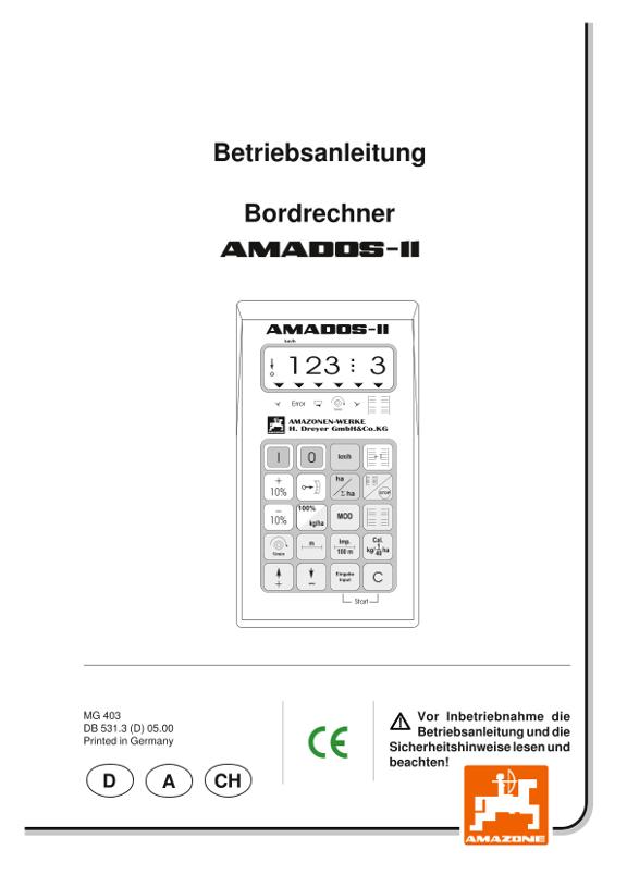 Betriebanleitung AMADOS II