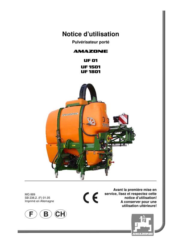 Notice d'utilisation UF 01