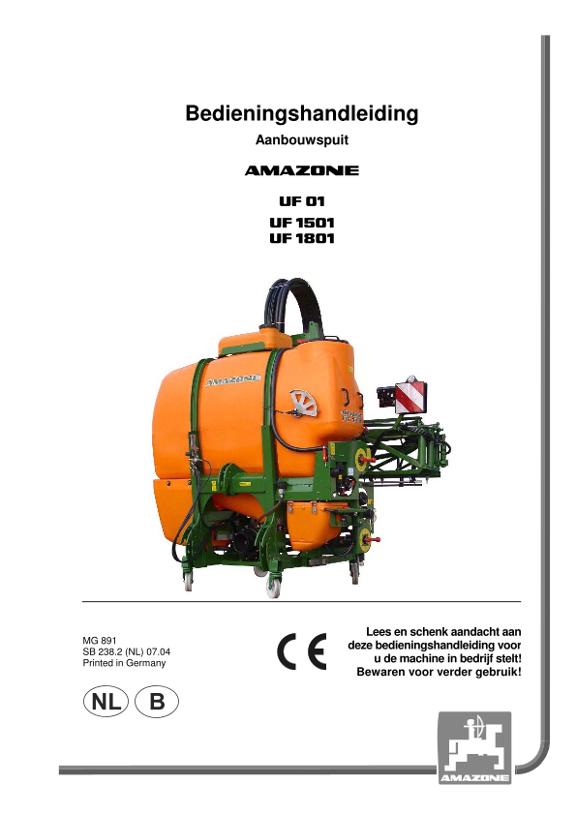 Bedieningshandleiding UF 01