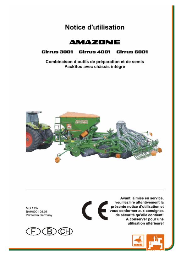Notice d'utilisation Cirrus 3001-6001