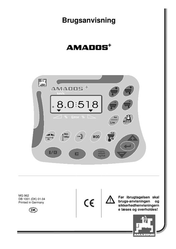 Brugsanvisning Amados +