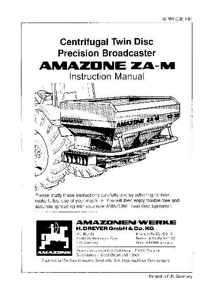 Operation manual ZA-M