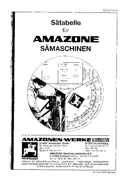 Sätabelle D8, RPD, AD (04/90)