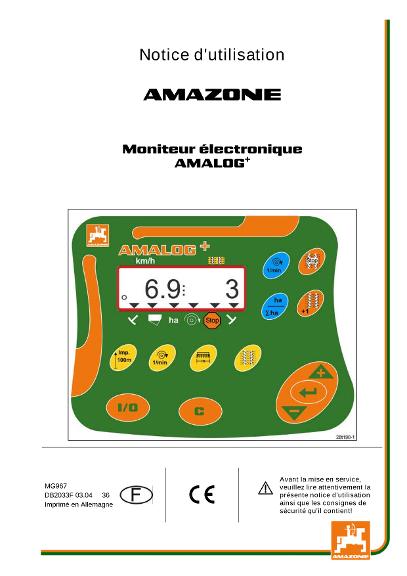 Notice d'utilisation AmaLog+
