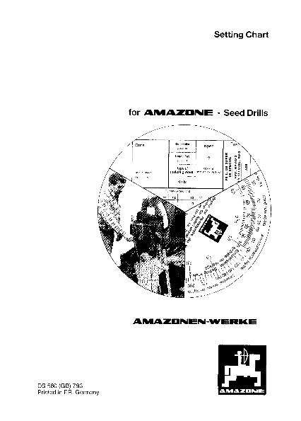 Setting Chart  D8 AD8 AD-2 RPD RP-AD-2 (07/93)