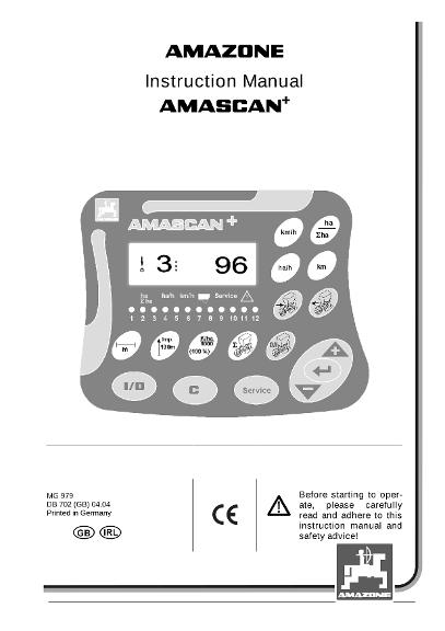 Operation manual Amascan+