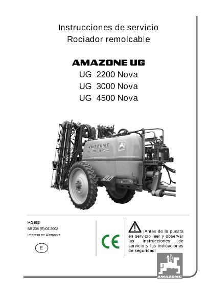 Manual del operador UG Nova