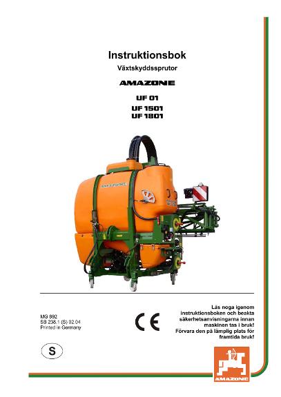 Instruktionsbok UF 01