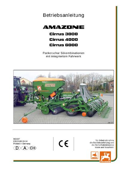 Betriebsanleitung Cirrus 3000-6000