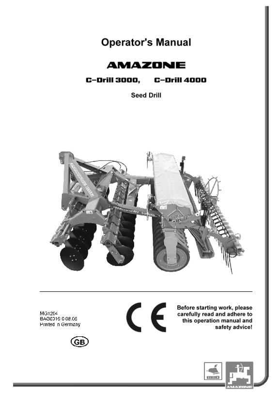 Operation manual C-Drill