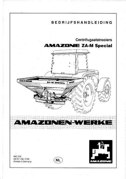 Bedieningshandleiding ZA-M Special