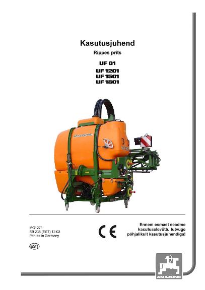 Kasutusjuhend UF 01