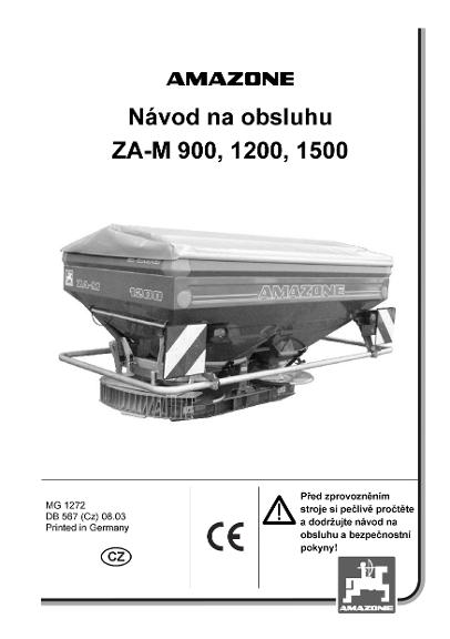 Návod na obsluhu ZA-M 900-1500