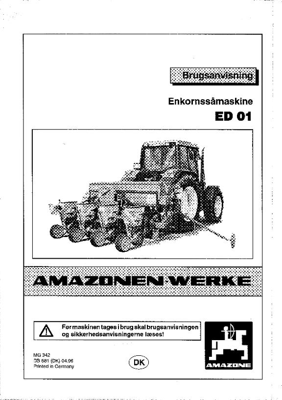 Brugsanvisning ED01