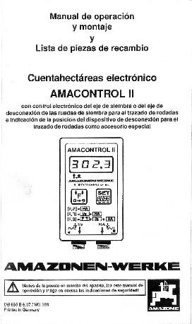 Manual del operador AMA-CONTR.II