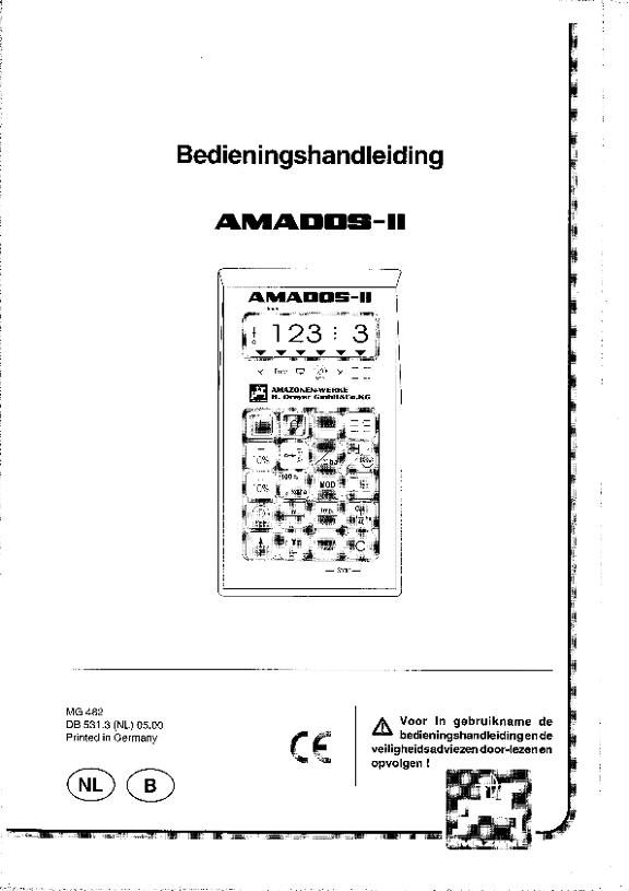 Bedieningshandleiding AMADOS II