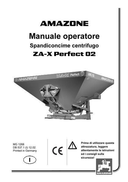 Manuale di istruzioni ZA-X Perfect