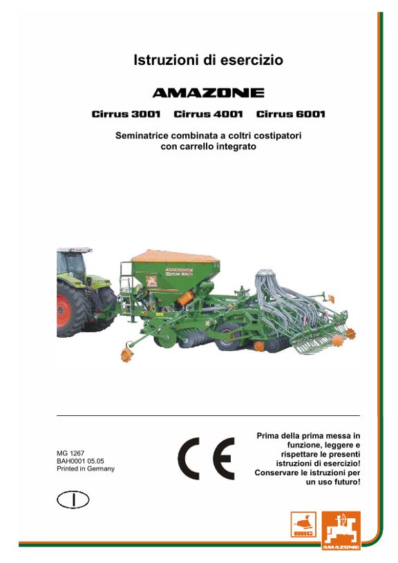 Manuale di istruzioni Cirrus 3001-6001