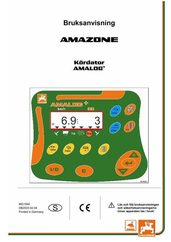 Instruktionsbok AMALOG +