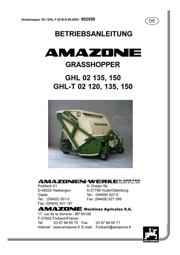 Betriebsanleitung GHL 02 135, 150 GHL-T 02 120, 135, 150