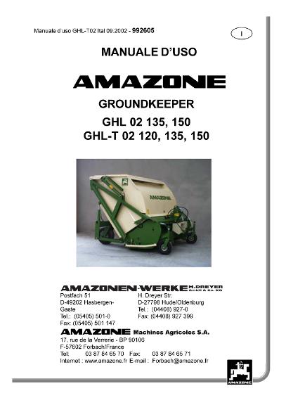 Manuale di istruzioni GHL 02 135, 150 GHL-T 02 120, 135, 150