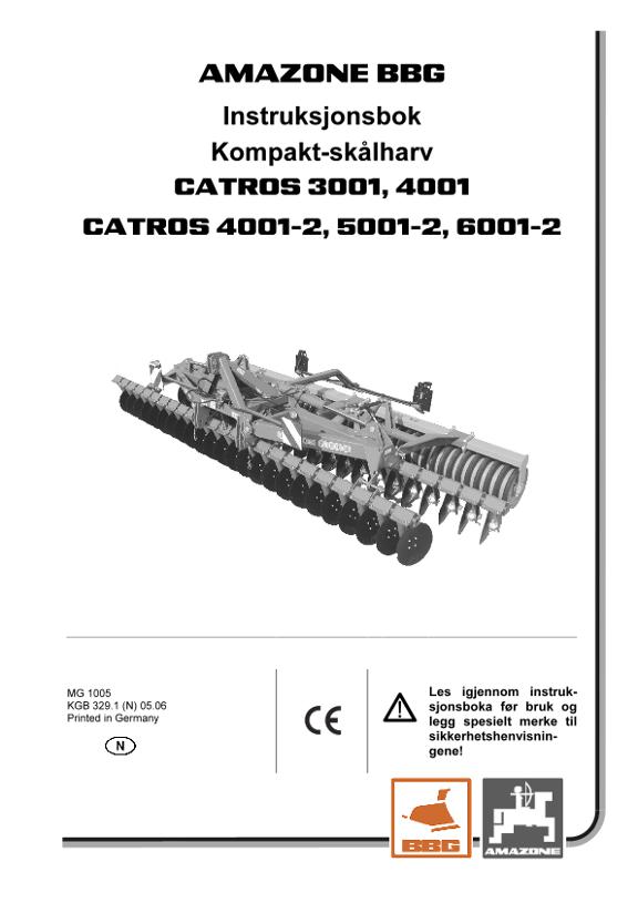 Instruksjonsboka Catros 01