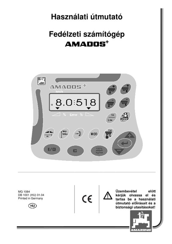 Kezelési útmutató AMADOS +