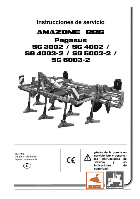 Manual del operador Pegasus