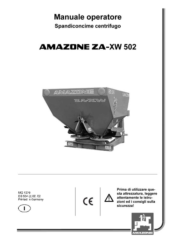Manuale di istruzioni ZA-XW