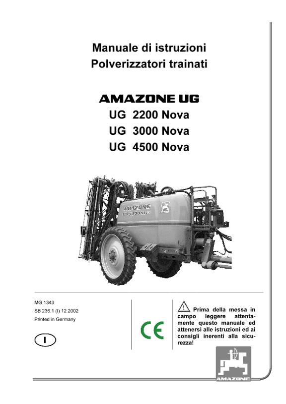 Manuale di istruzioni UG Nova
