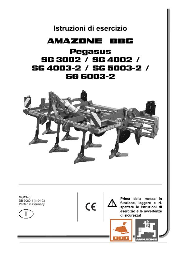Manuale di istruzioni Pegasus