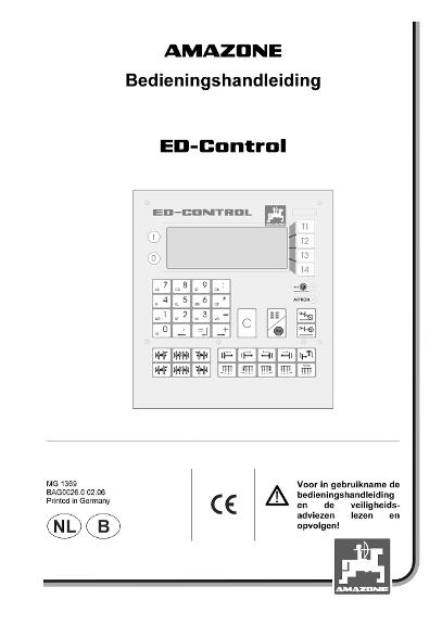 Bedieningshandleiding ED-Control