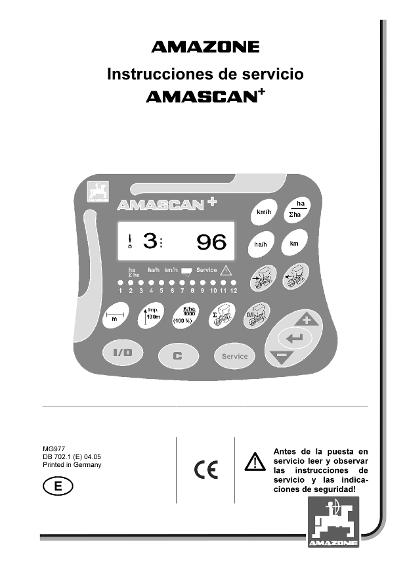 Manual del operador Amascan+