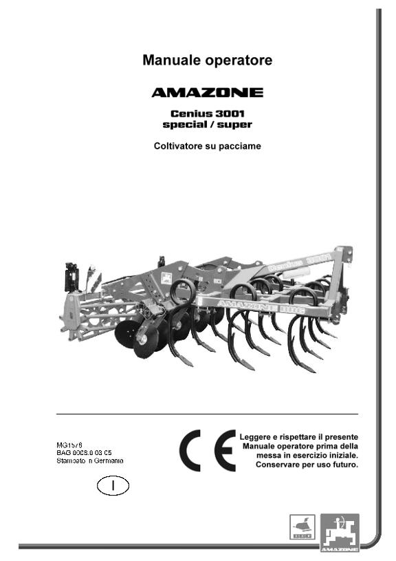 Manuale di intruzioni Cenius 3001