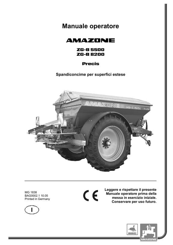 Manuale operatore ZG-B Precis