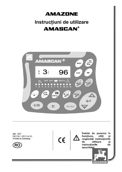 Instrucţiuni de utilizare AMASCAN+
