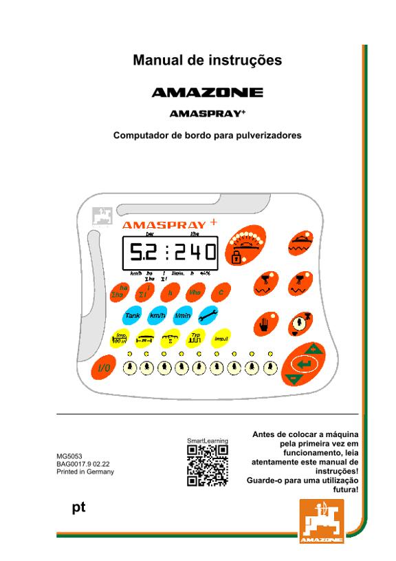 Manual de Instruções AMASPRAY+