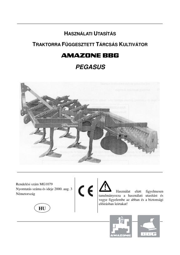 Kezelési útmutató Pegasus